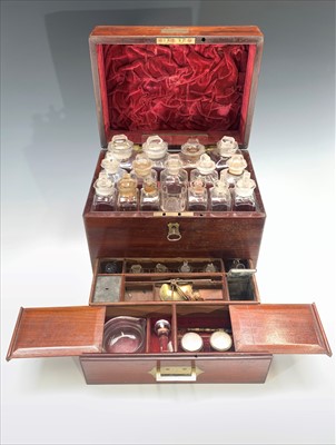 Lot 1 - A 19th century mahogany and brass mounted...