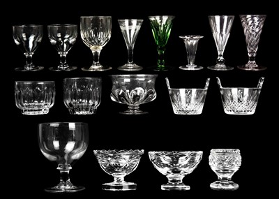 Lot 1003 - A 19th century glass rummer.