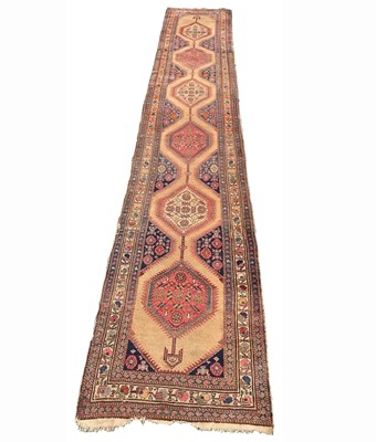Lot 1222 - A Karajar runner, North West Persia, circa...