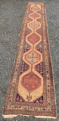 Lot 499 - A Karajar runner, North West Persia, the camel...