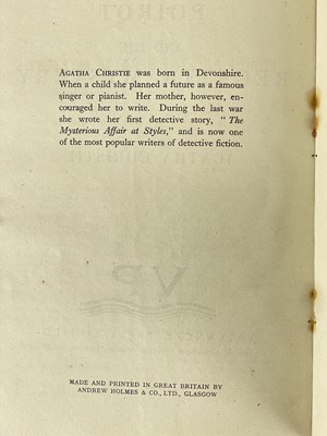 Lot 19 - CHRISTIE, Agatha