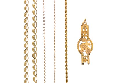 Lot 239 - A selection of 9ct scrap gold.