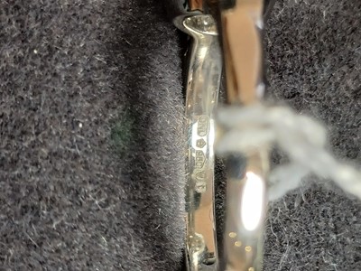 Lot 20 - A good 2.41ct estimated diamond solitaire platinum ring with Birmingham Assay report.