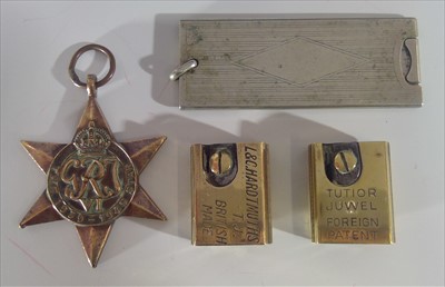 Lot 166 - Two brass pencil sharpeners, one inscribed...