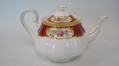 Lot 39 - A part Royal Albert tea set, 'Lady Hamilton'...