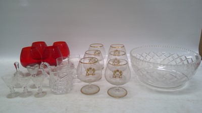 Lot 143 - Four Queen Elizabeth II coronation glasses,...