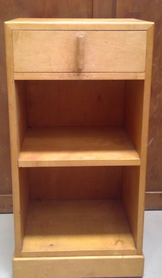 Lot 75 - A Beech, possibly Scandinavian, Bedside...