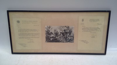 Lot 212 - Constable and V&A Museum interest. Two letters...