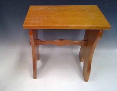 Lot 59 - A Pine, Stool. The Stool measures 45cm tall by...