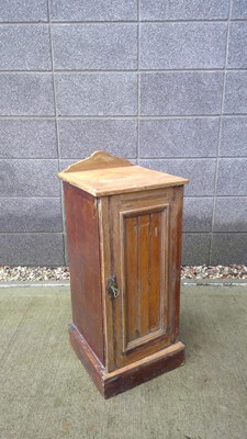 Lot 57 - A Victorian bedside cupboard 81cm tall by 34cm...