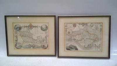 Lot 237 - Two antique maps of Berkshire and Isle of...