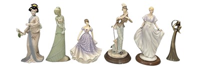 Lot 137 - Six figures, one is by The Leonardo Collection...