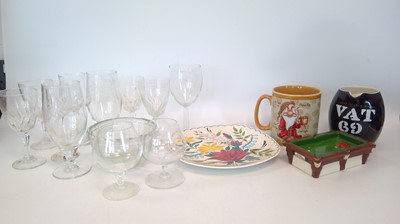 Lot 77 - A Midwinter plate with whiskey, cider and wine...