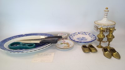 Lot 129 - Various china and brassware.