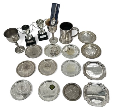 Lot 126 - A selection of silver plated ware including a...