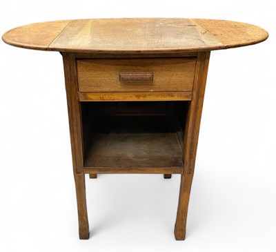 Lot 69 - An unusual pre-war bedside table