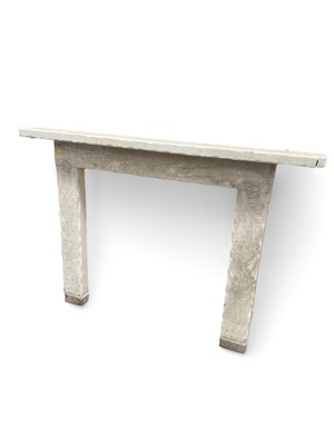Lot 34 - A fire surround made from four substantial...