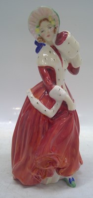 Lot 140 - A Royal Doulton figure "Christmas Morn" In...