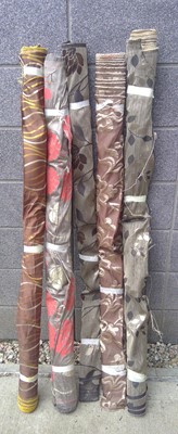 Lot 141 - Five-part rolls of Upholstery material....