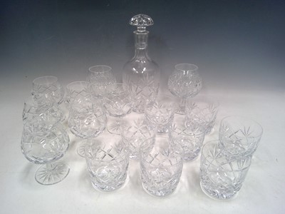 Lot 158 - Two Thomas Webb Cut Glass Brandy Glasses, a...