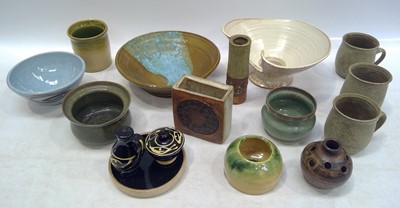 Lot 241 - A Collection of Studio pottery including "Arch"...