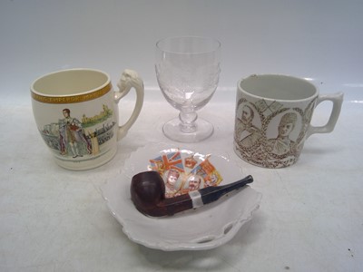 Lot 242 - Commerative ware including Edward the Seventh...