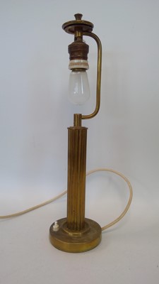 Lot 263 - A brass column 1950s 'Nomenclature' vanity...