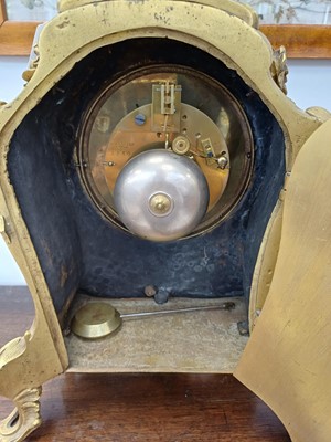 Lot 527 - A French ormolu mantel clock by Jacques Caffieiri