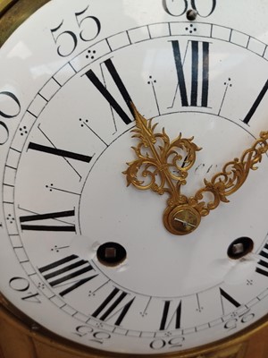 Lot 527 - A French ormolu mantel clock by Jacques Caffieiri