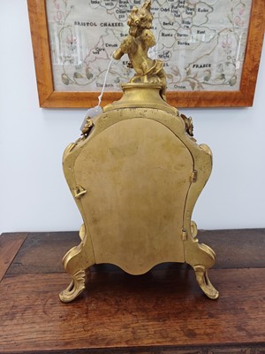 Lot 527 - A French ormolu mantel clock by Jacques Caffieiri