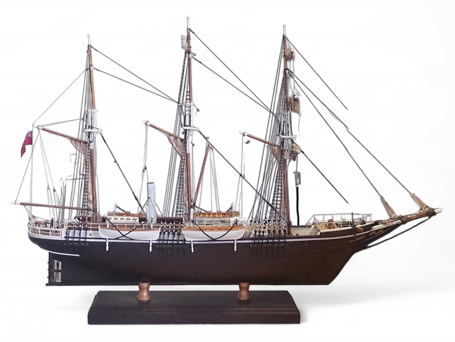 Lot 501 - A fine scale model of Ernest Shackleton's Endurance