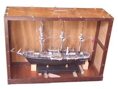 Lot 501 - A fine scale model of Ernest Shackleton's Endurance