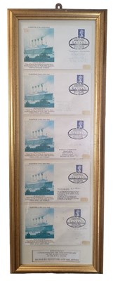 Lot 237 - First Day Issues Commemorating the 70th Anniversary of the Titanic's Maiden Voyage