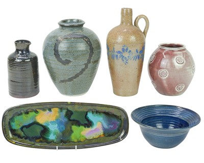 Lot 354 - Eric LEAPER (1921-2002) Long dish.