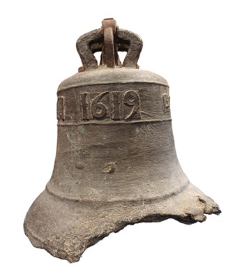 Lot 545 - A 1619 Bronze Ship's Bell