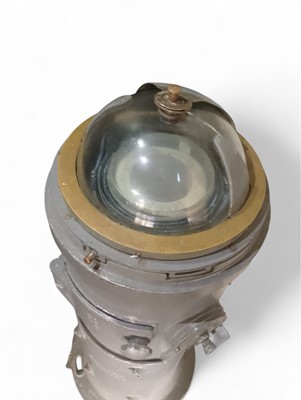 Lot 6 - A German WWII ship's aluminium binnacle compass by C Plath Hamburg.
