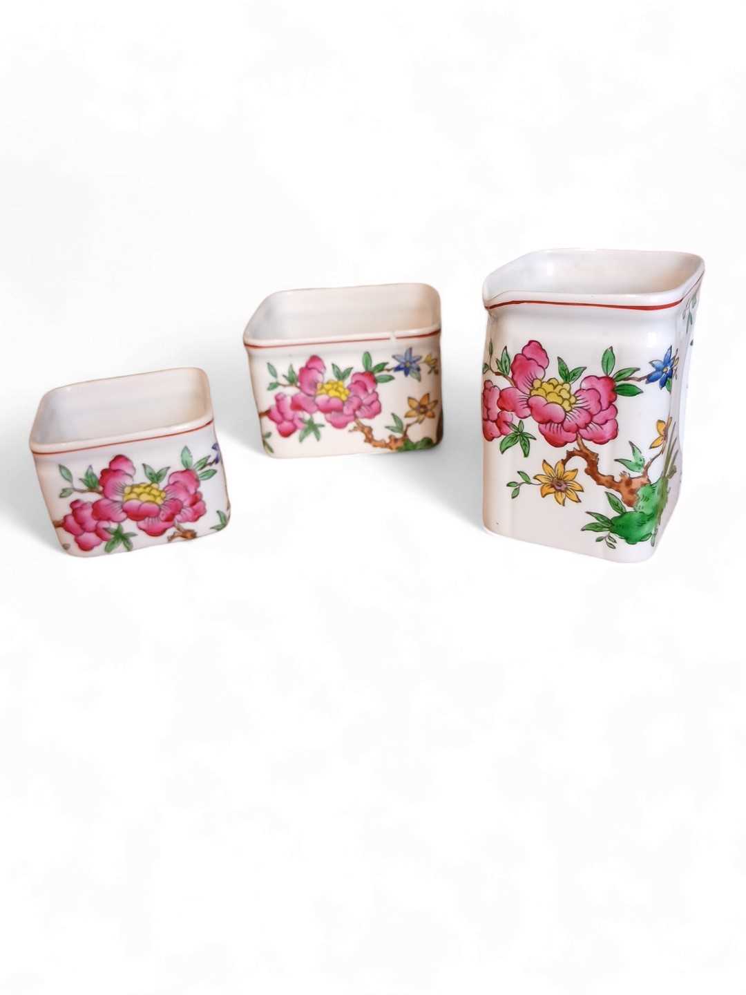 Lot 26 - Cunard Steamship Company, The Cube tea ware for Stonier & Co Liverpool.