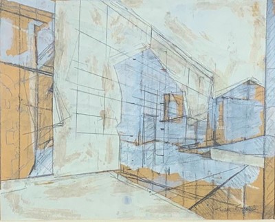 Lot 13 - Tom CROSS (1931-2009) Sunlight in an Italian...