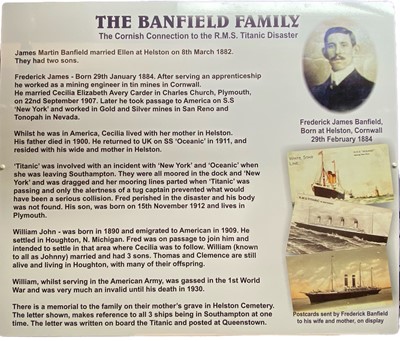 Lot 127 - R.M.S.Titanic