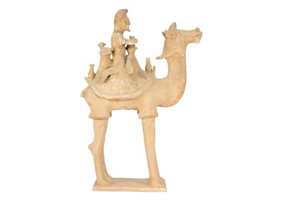 Lot 218 - A Chinese terracota sculpture, Tang Dynasty, 618-907 AD.