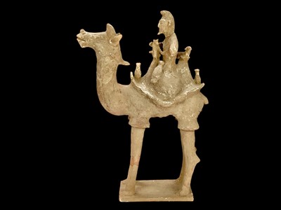 Lot 700 - A Chinese terracota sculpture, Tang Dynasty, 618-907 AD.