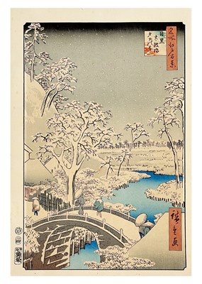 Lot 338 - Utagawa Hiroshige (1797-1858). Japanese woodblock print.