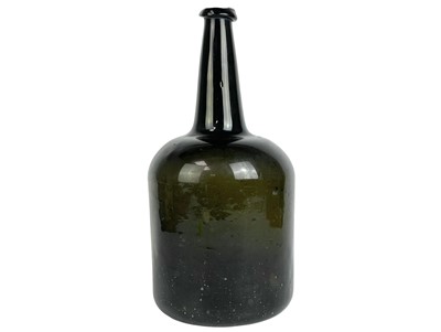 Lot 42 - A large green glass mallet shape wine bottle.