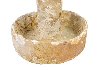 Lot 2 - A very early clay ‘stick’ oil-lamp