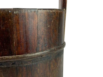 Lot 36 - A coopered well bucket.