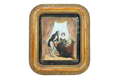 Lot 26 - A musical automaton picture.