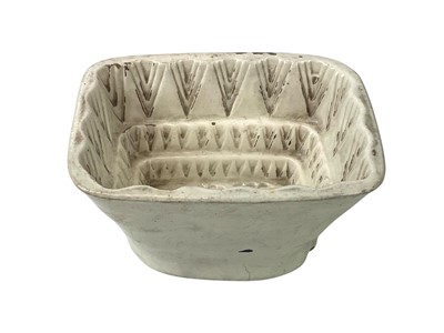 Lot 7 - A collection of eight various pottery jelly moulds.