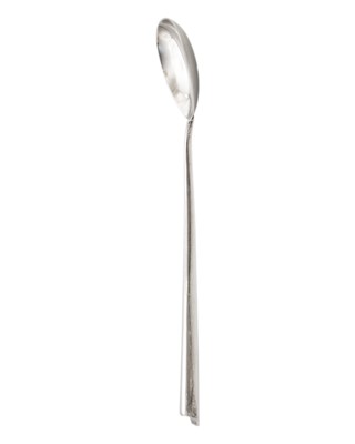 Lot 11 - An unusual George V silver serving spoon by Barker Bros, Chester 1911.