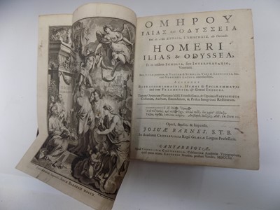 Lot 1209 - HOMER "Ilias & Odyssea, et in easdem Scholia,...