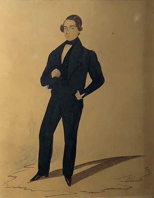Lot 30 - English School, 19th Century Portrait of a...